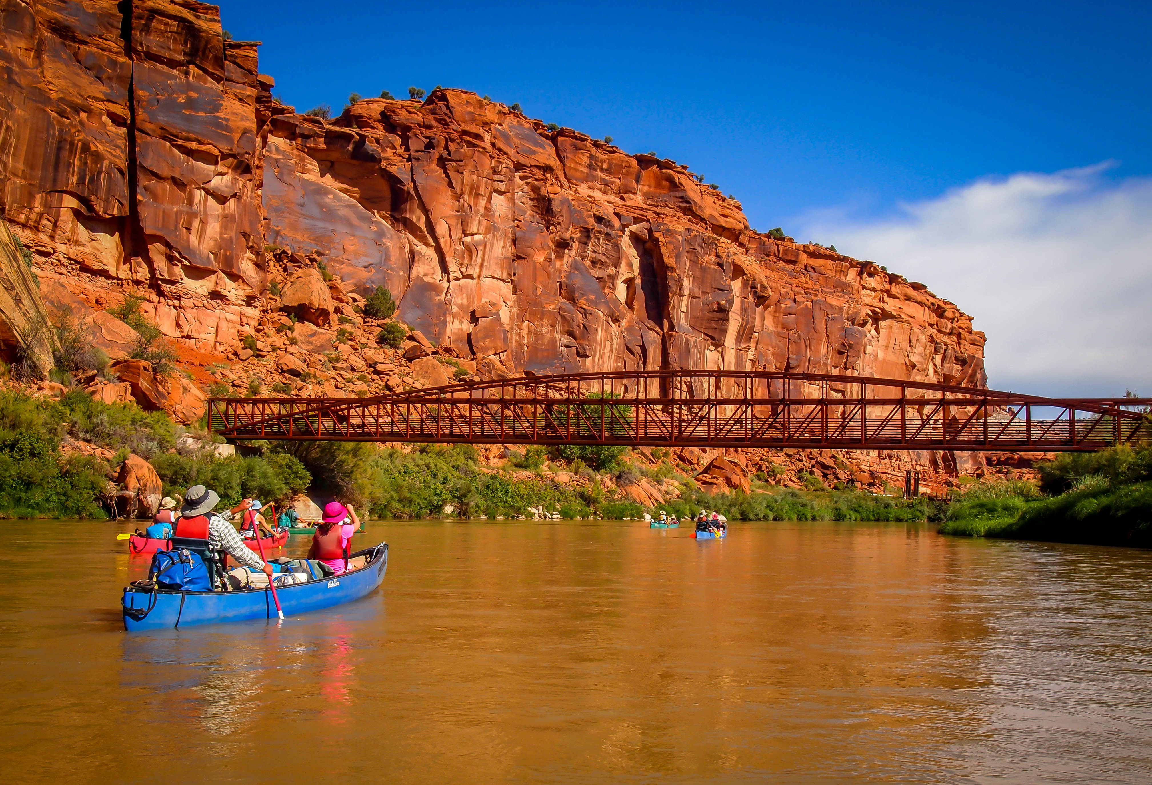 gunnison river through dominguez canyon photo