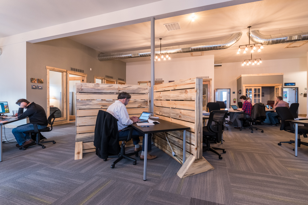 second floor open workspace photo