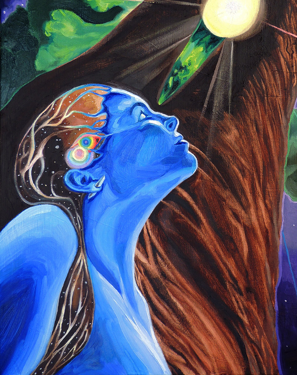 see blue starseed's cosmic visions on the crestone open studio tour photo