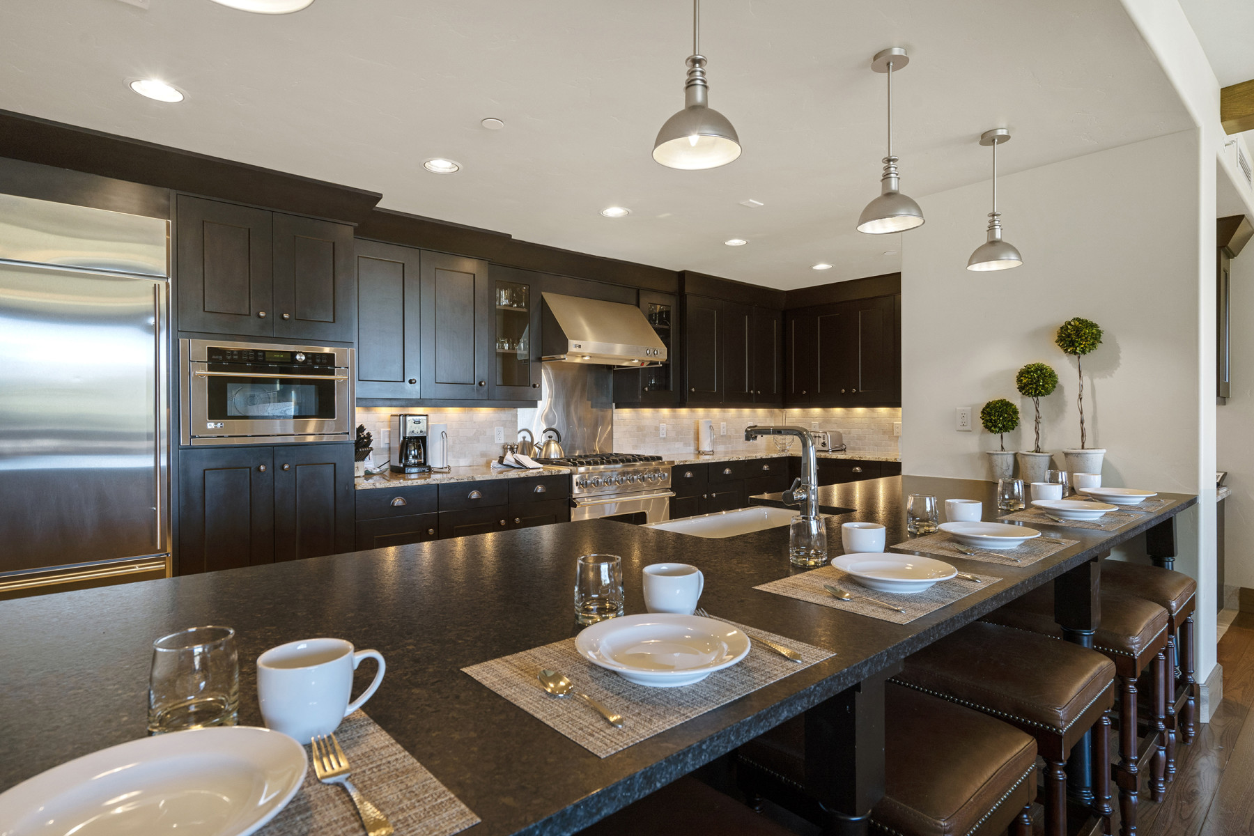 kitchen in a luxury edgemont condo photo 6