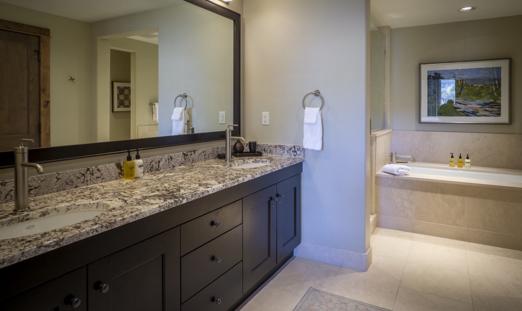bathroom in a luxury edgemont condo photo 8