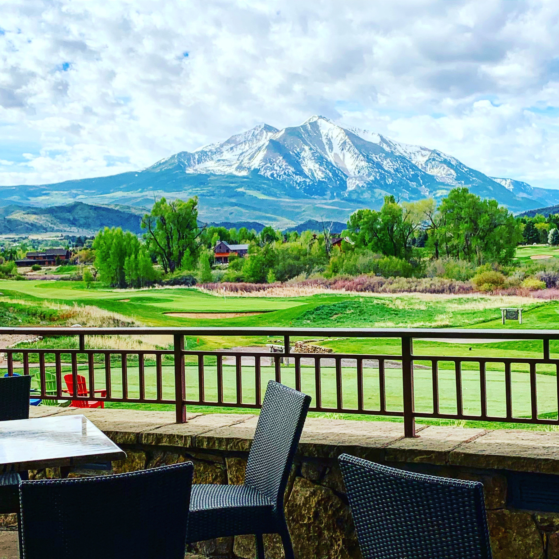 view from the sopris patio photo