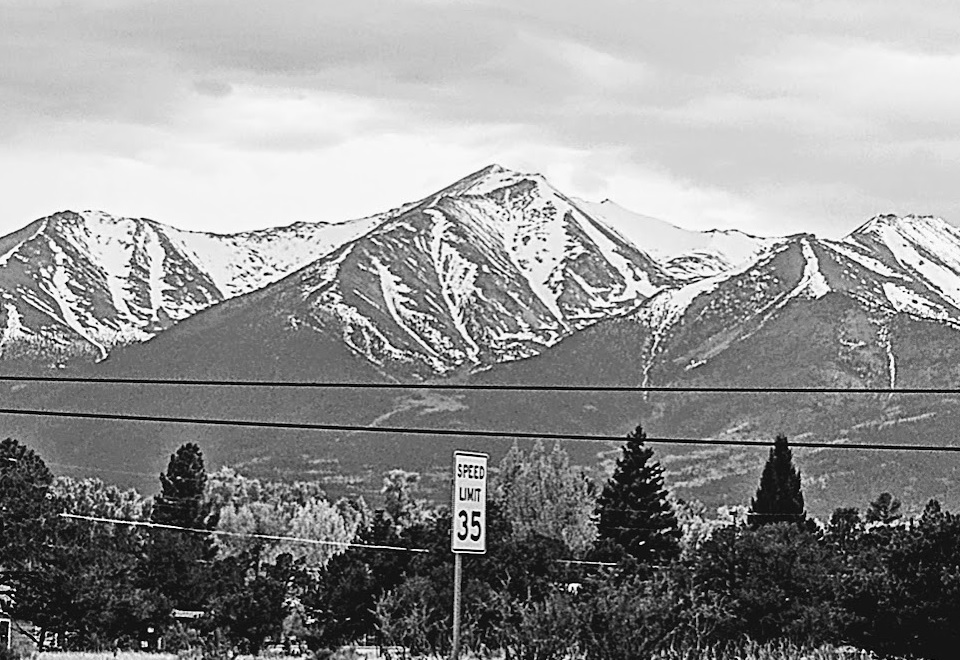 mt princeton from buena vista photo