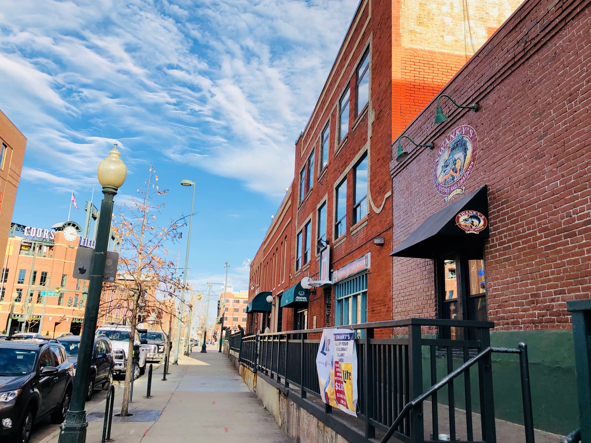a baseballs throw from coors ield photo