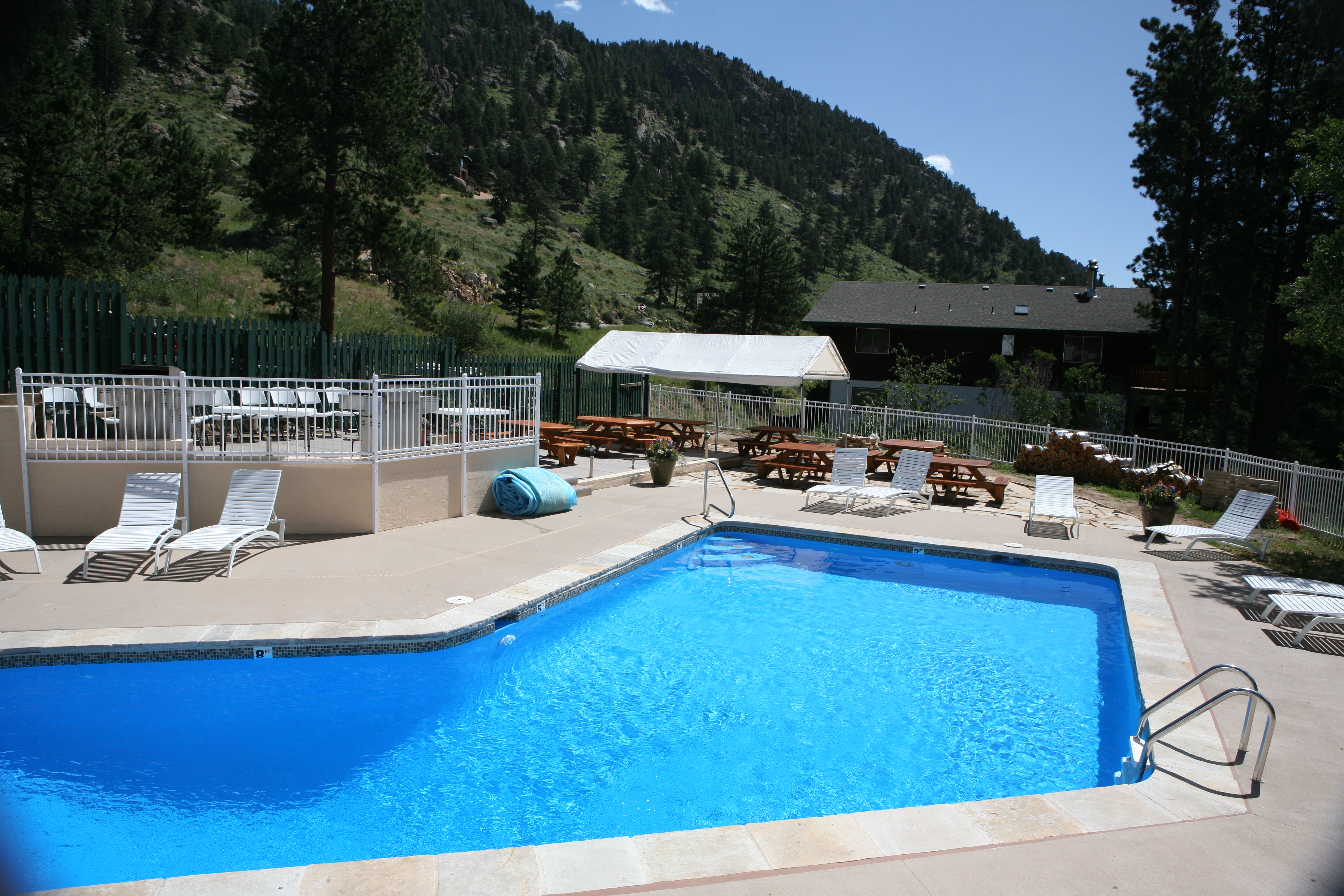 seasonal heated pool photo