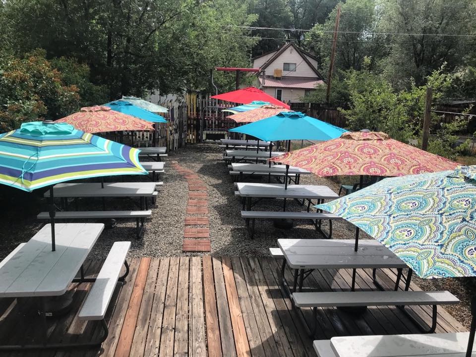 the beer garden at paonia united brewing co. photo