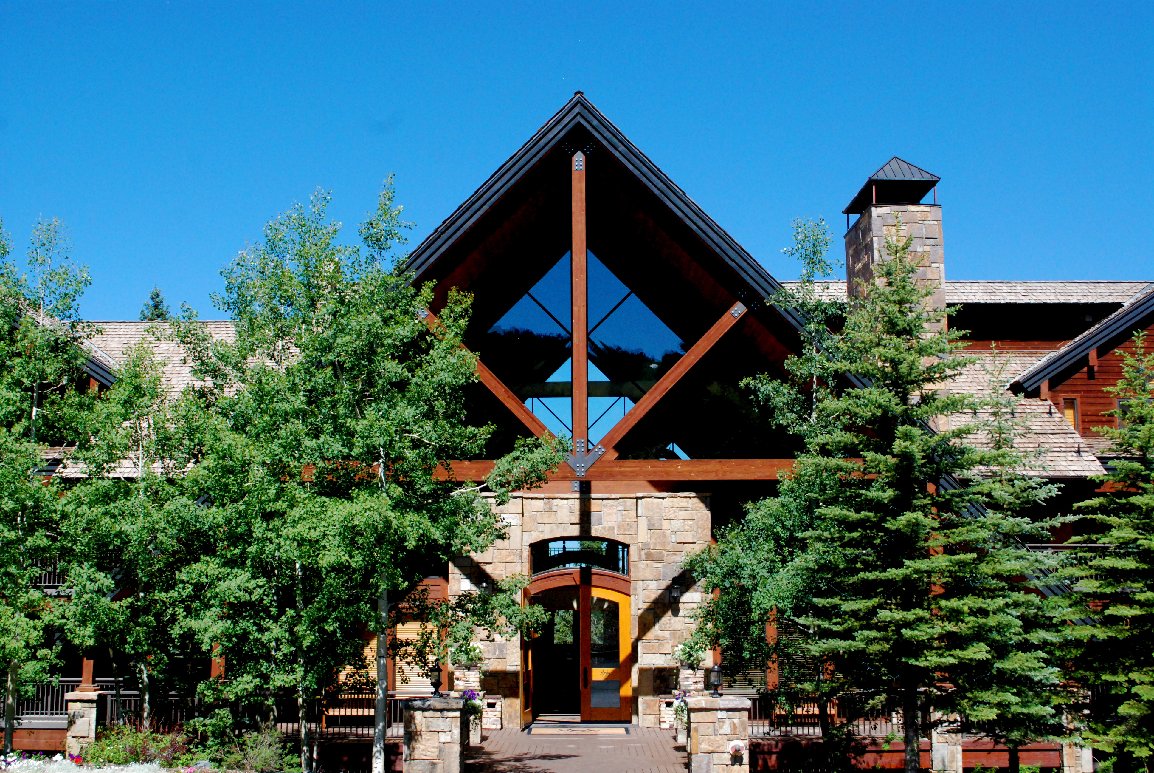 exterior in summer photo