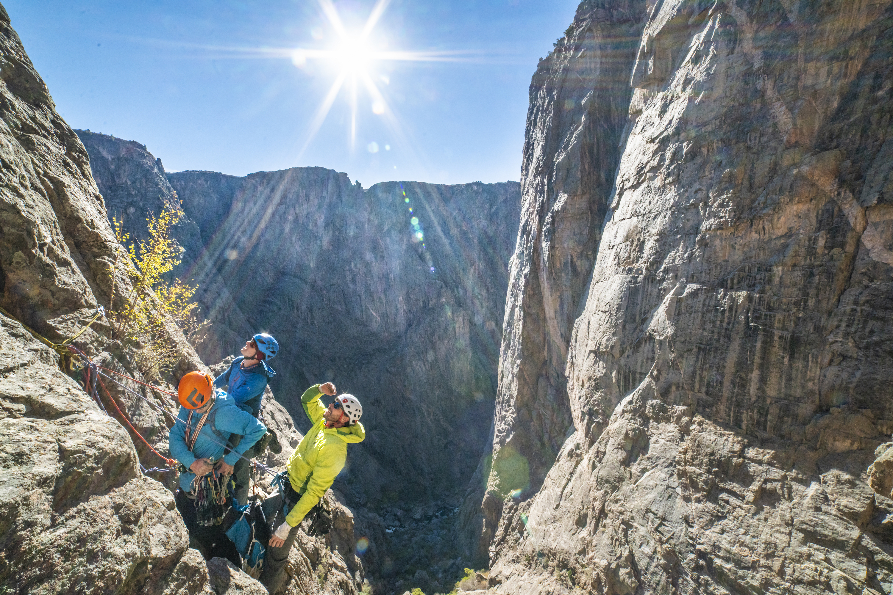 the inspiring walls of the black canyon photo