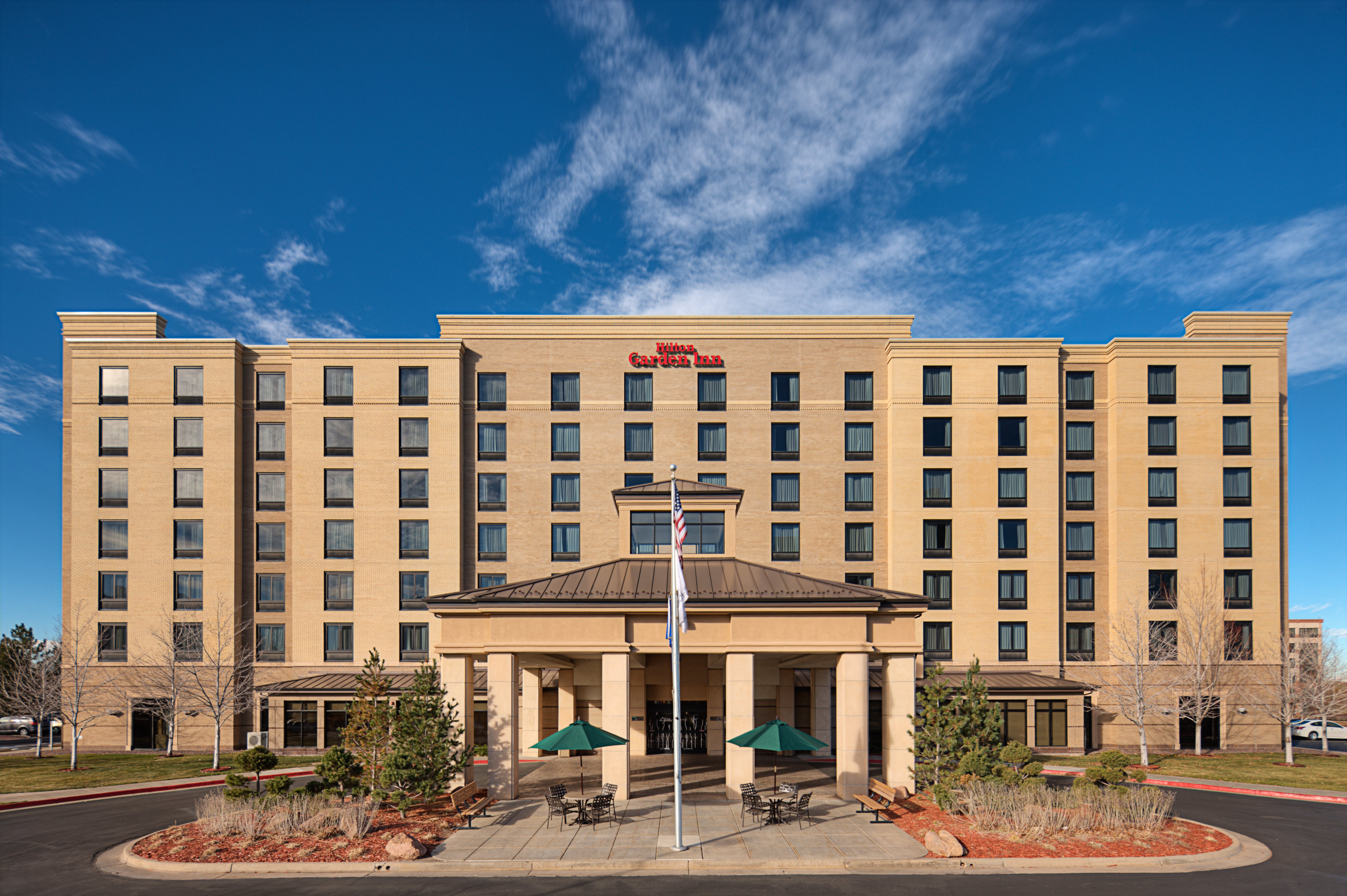hilton garden inn denver tech center - hotel exterior photo