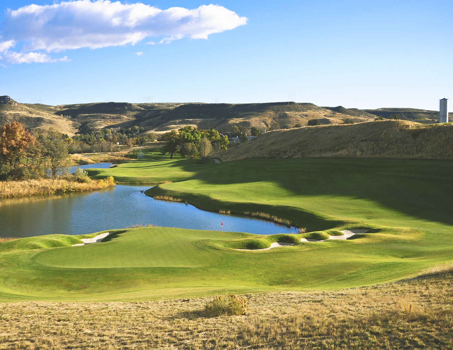 #18 voted one of the best finishing holes in colorado - eagle is possible, so is triple... photo
