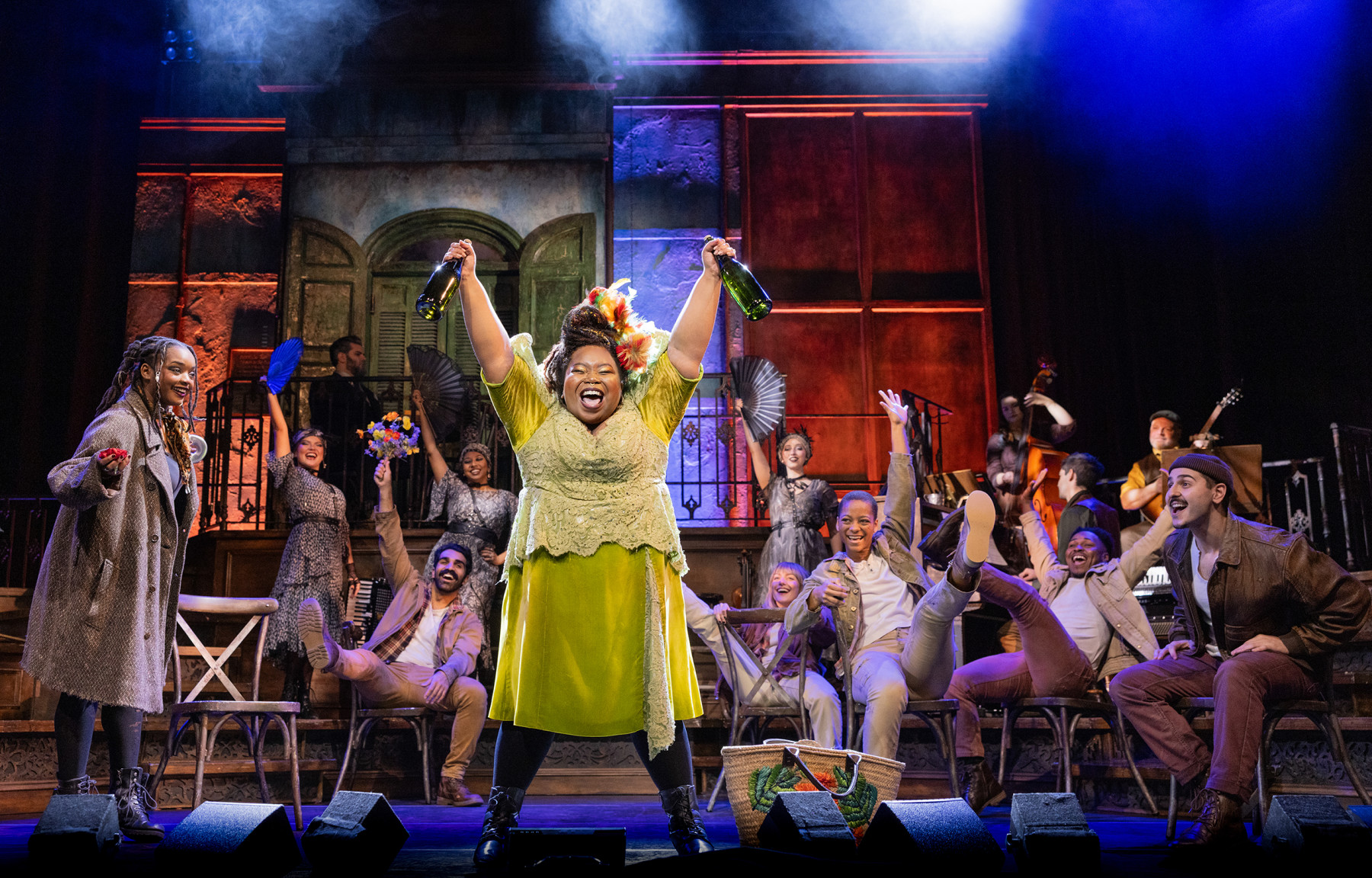 hawa kamara, namisa mdlalose bizana and hadestown north american touring company 2026. photo by evan zimmerman for murphymade photo