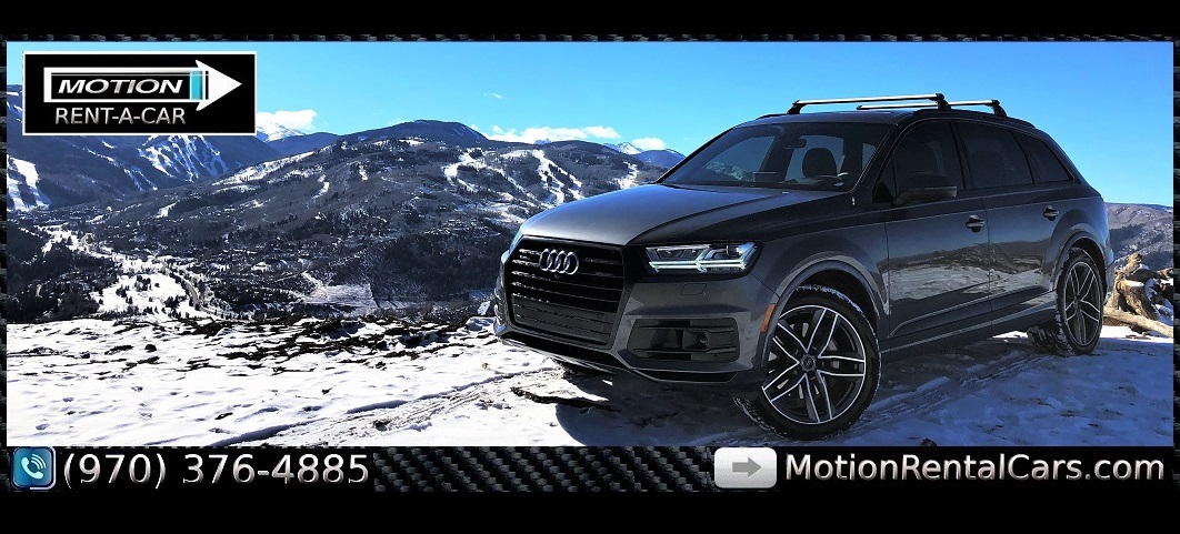 motion rent a car 4x4 audi suv at eagle vail airport ege colorado photo