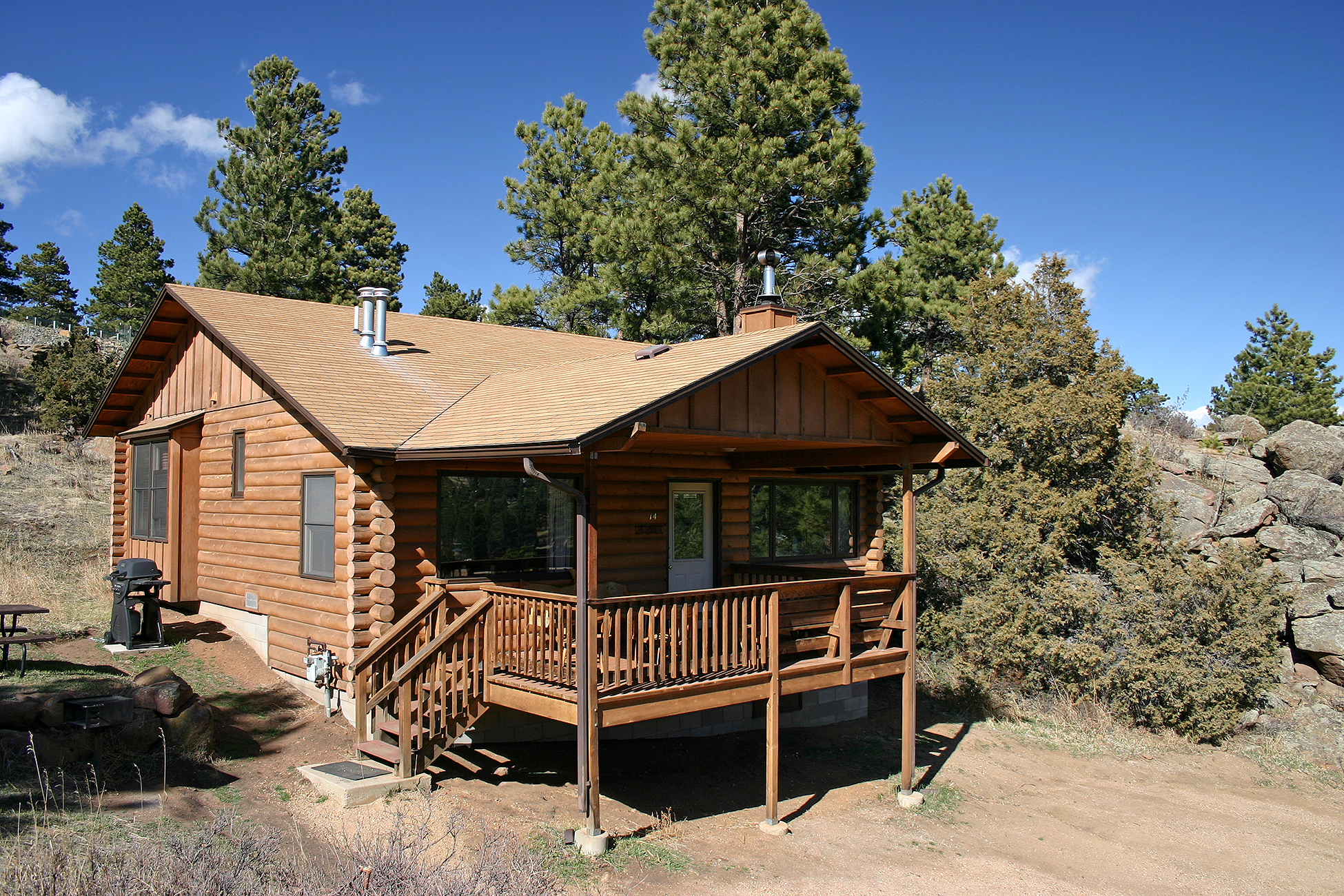 cabin 14 with personal hot tub photo