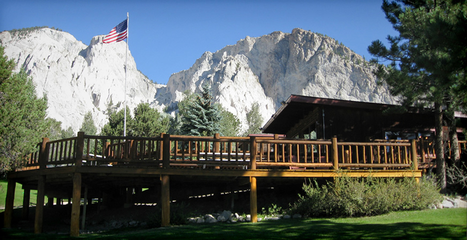 deer valley ranch backed by the chalk cliffs photo
