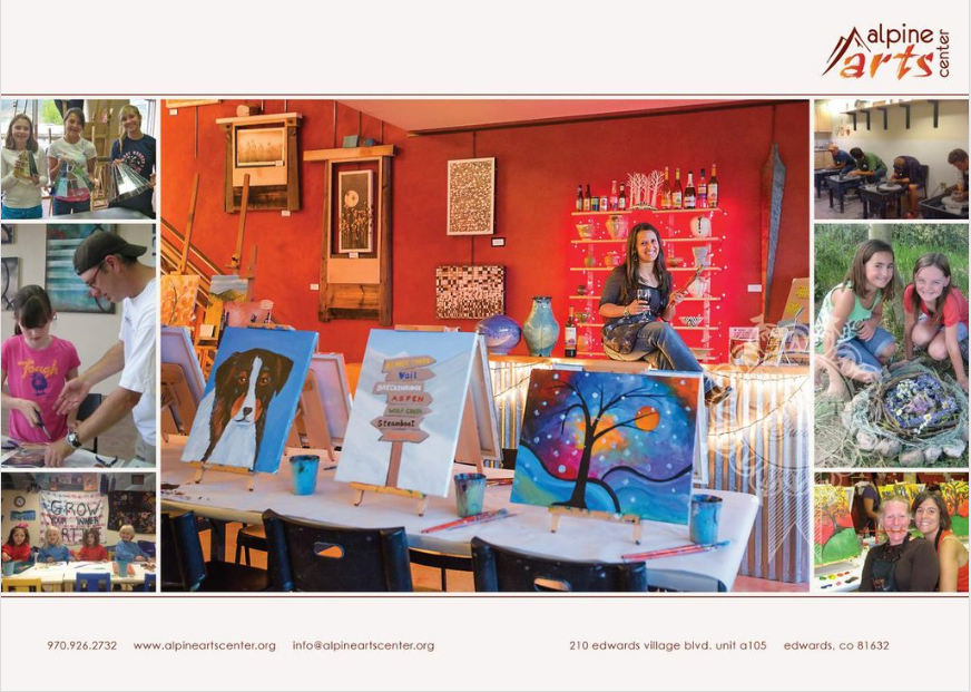 alpine arts center offers art classes, events, and drop-in activities for all ages photo