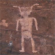 rock art at irish canyon, blm photo