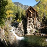 crystal mill near marble, colorado photo