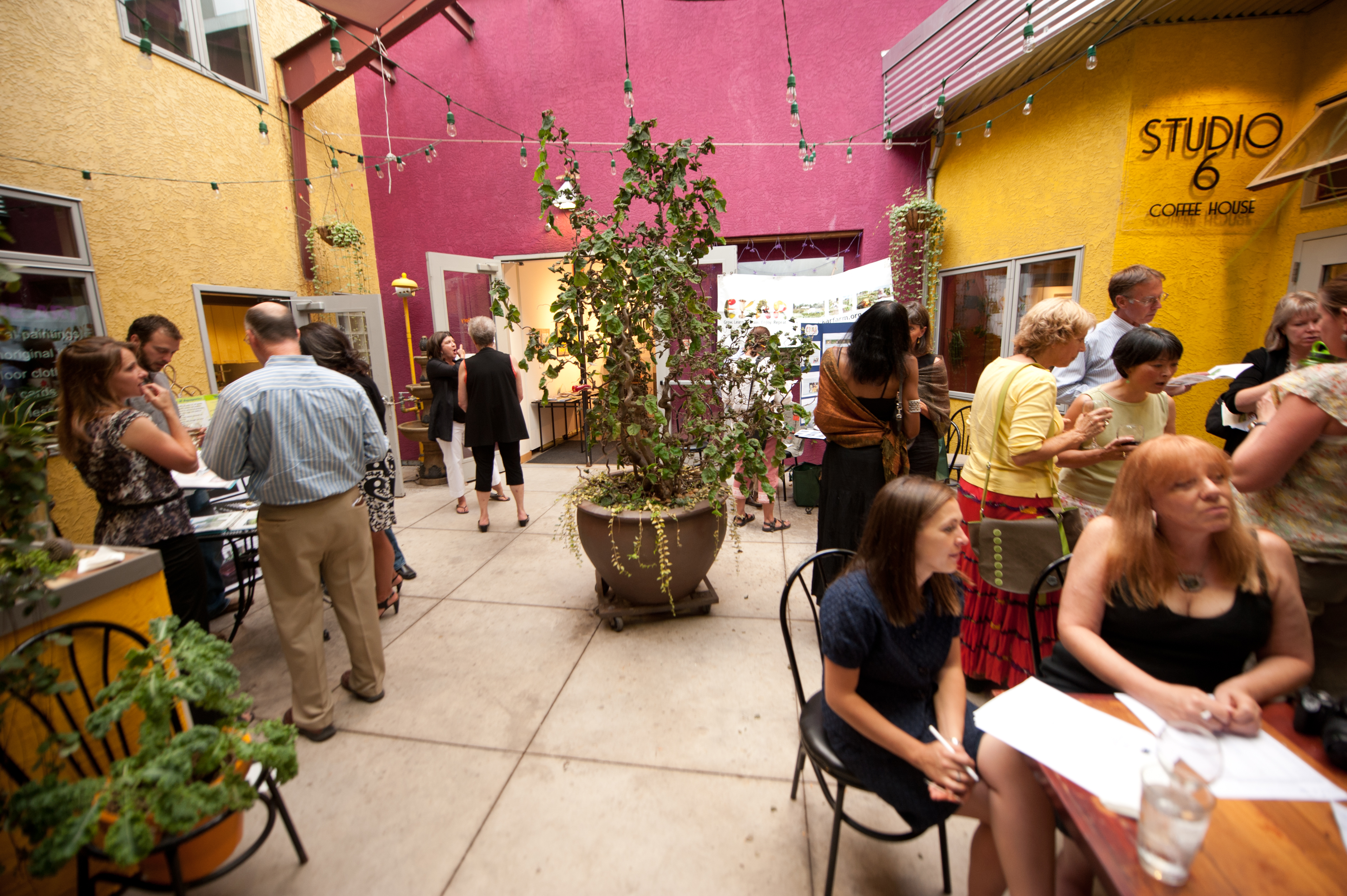 courtyard at 910arts photo