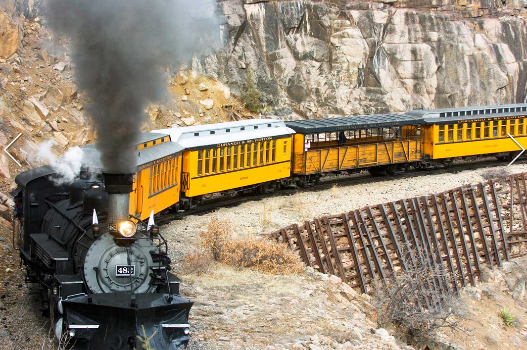 durango & silverton narrow gauge railroad photo