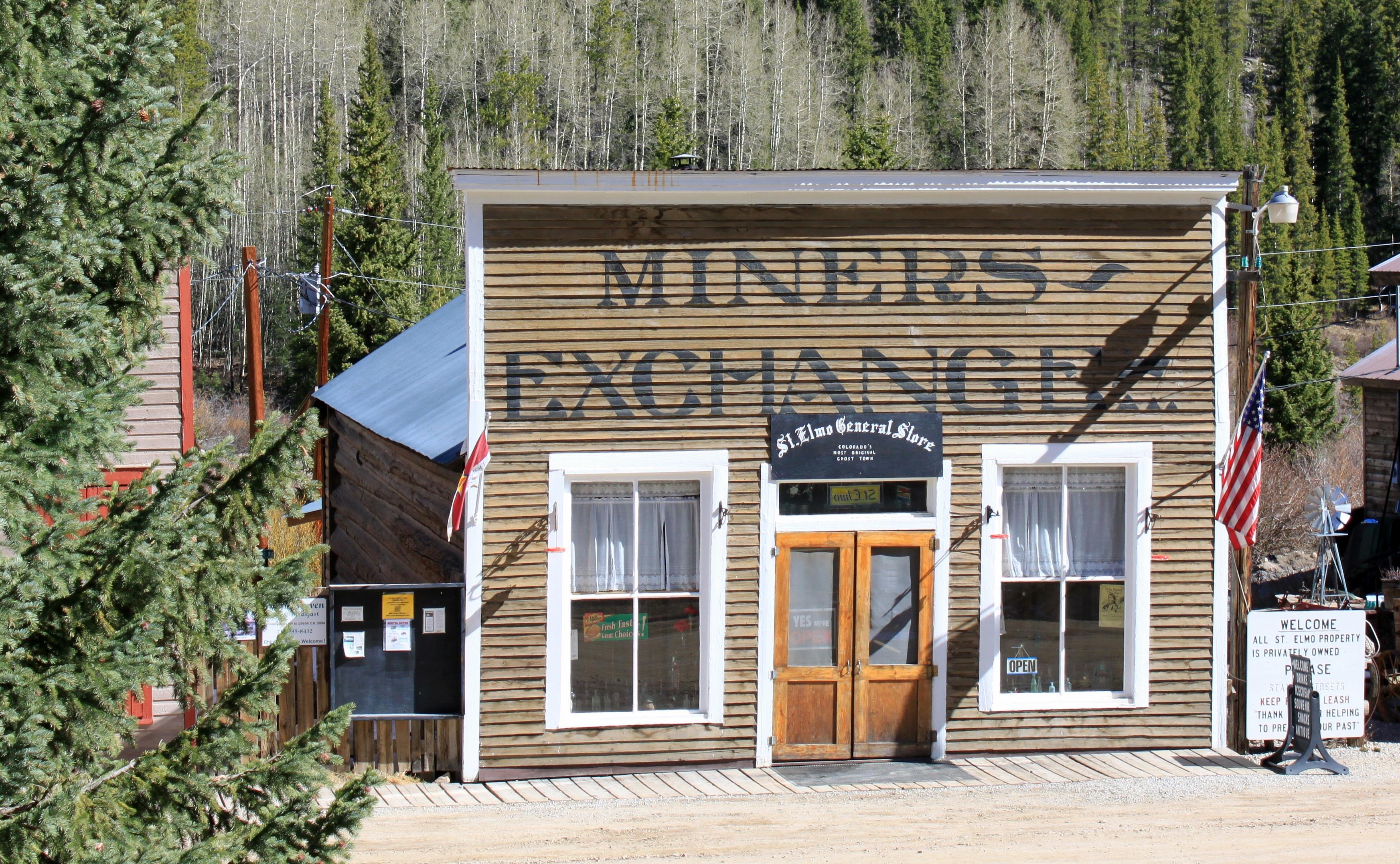 miner's exchange building - st. elmo general store photo