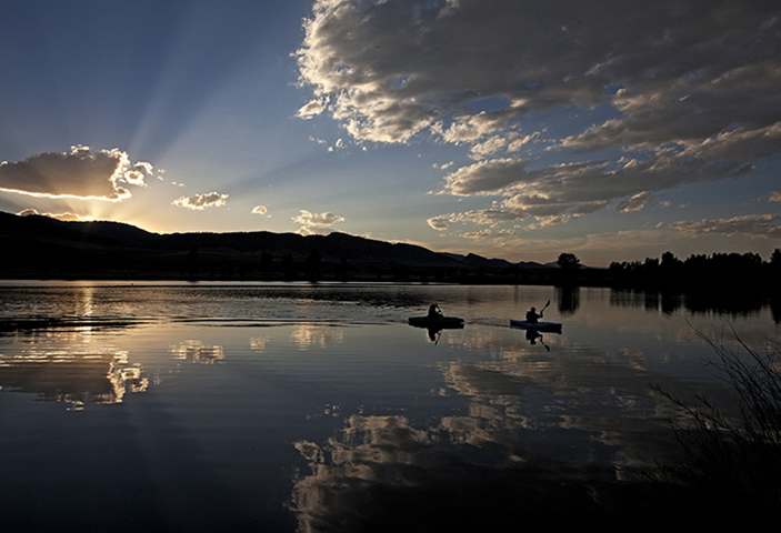 chatfield reservoir paddleboarding location