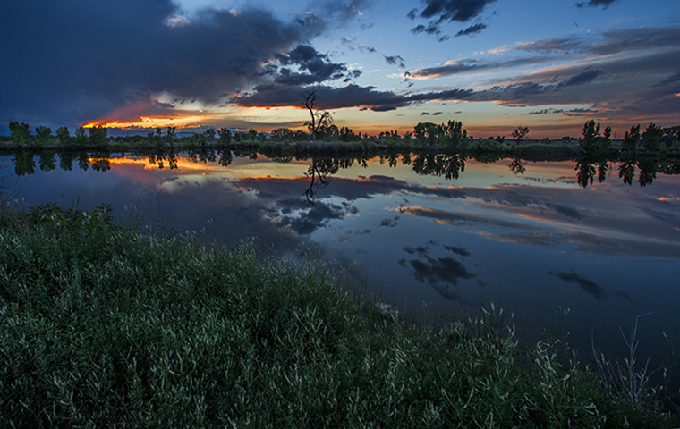 st. vrain state park-scenic photo