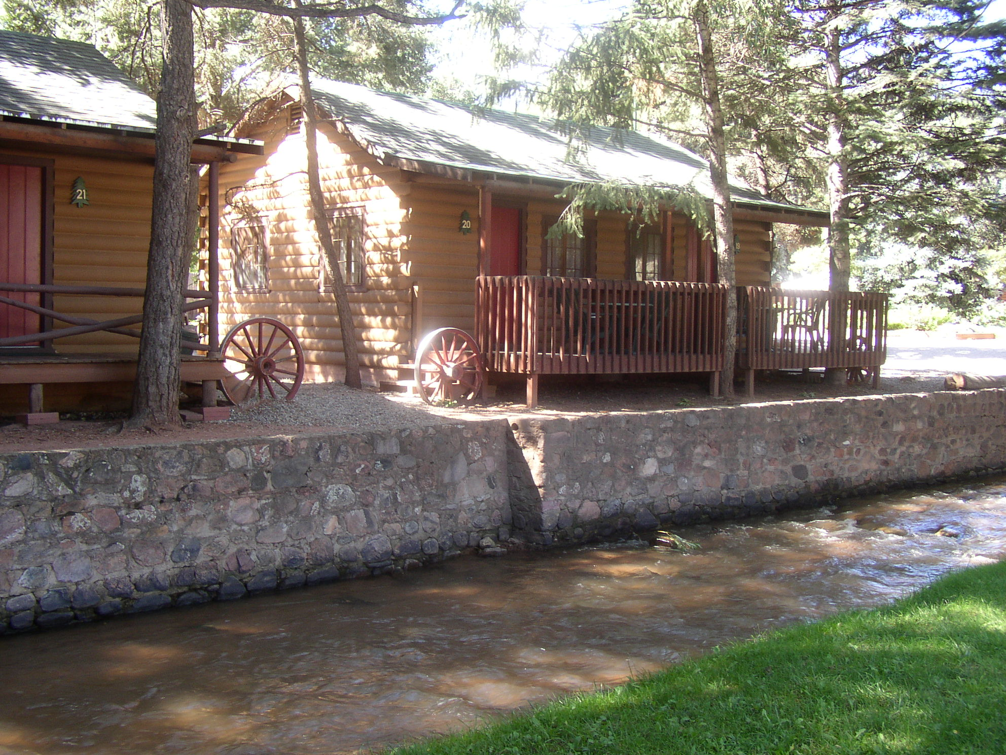 comfortable cabins on 3 acres along fountain creek in colorado springs photo