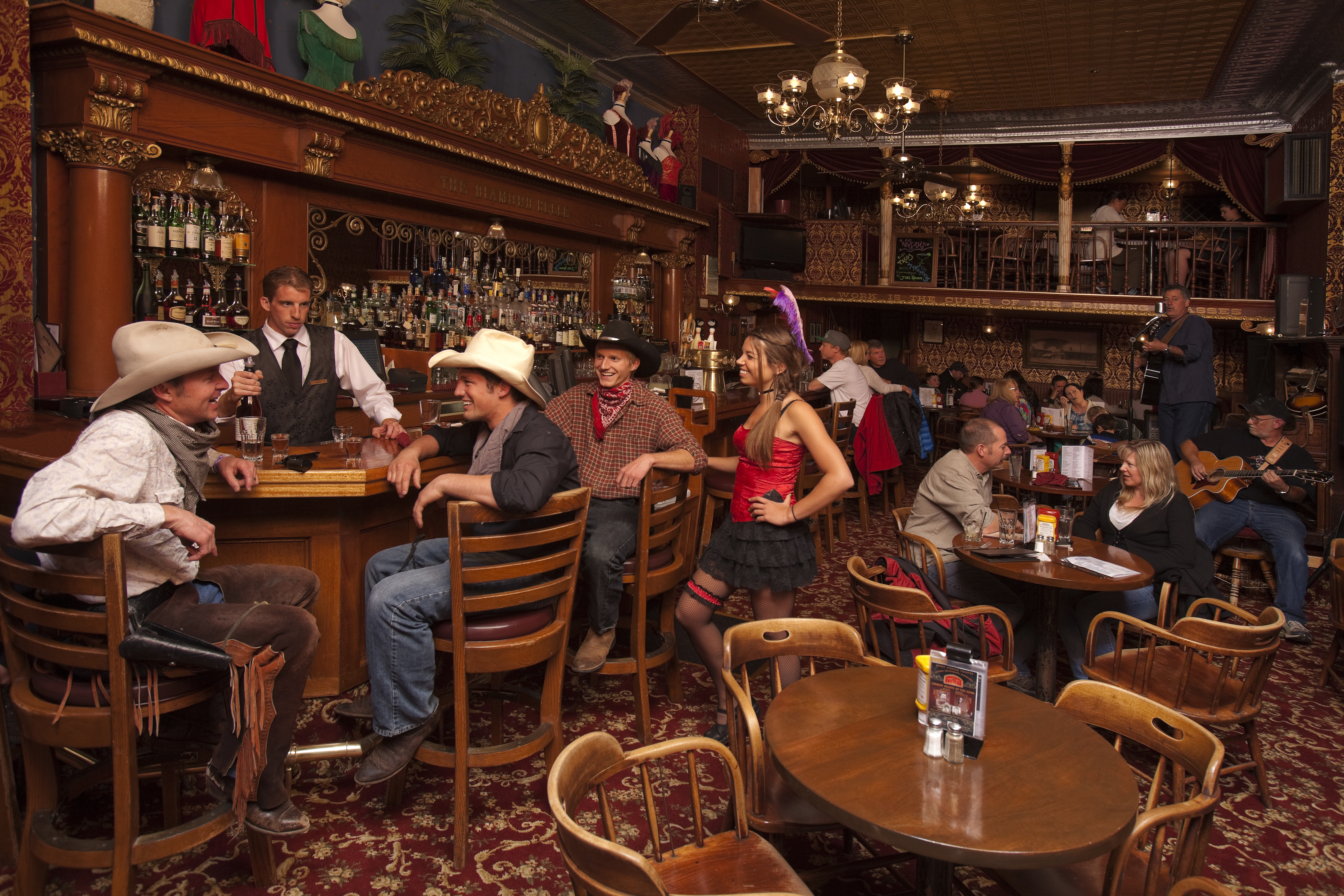 step back in time at the diamond belle saloon photo