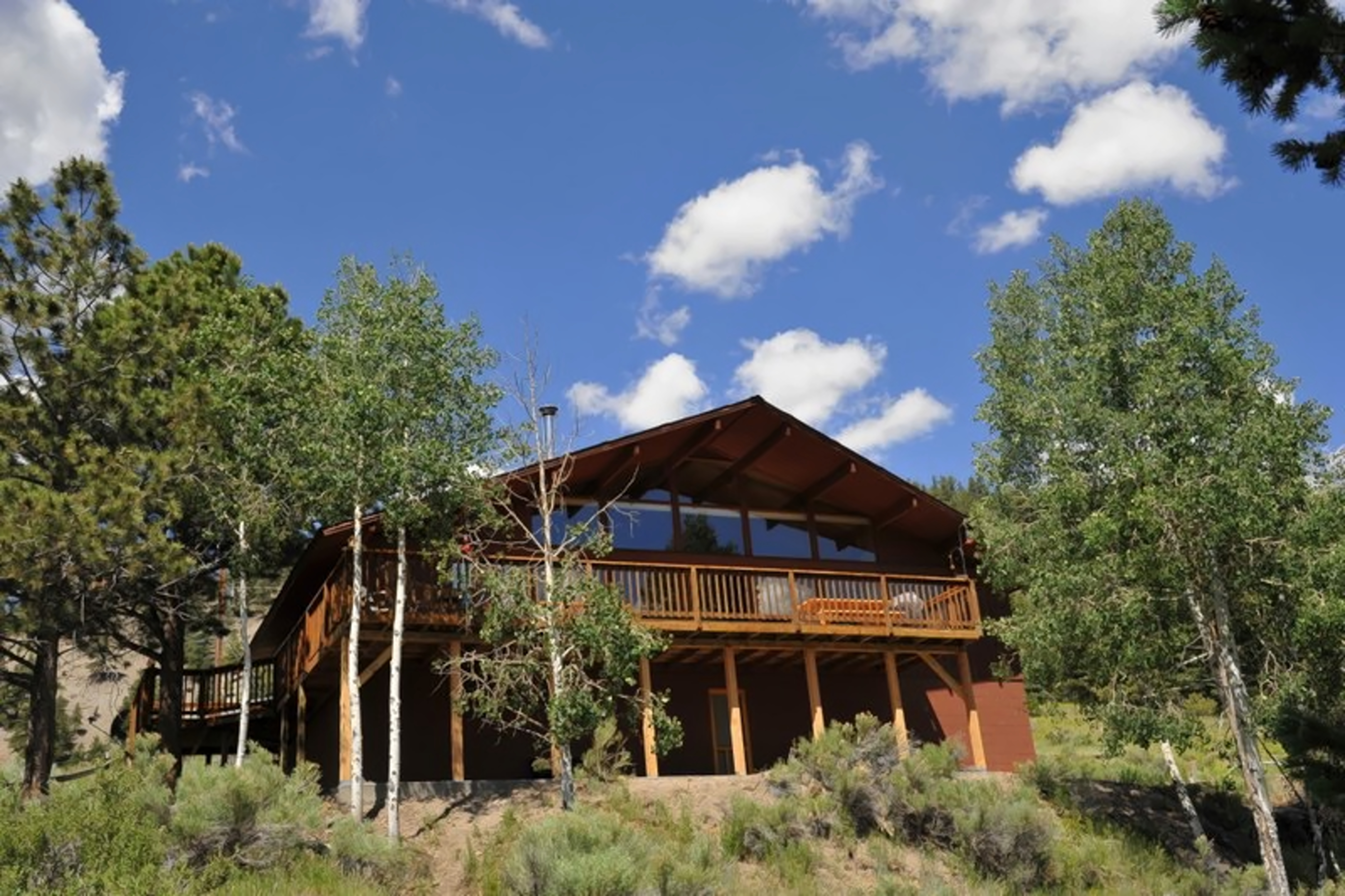 magnificent mountain view cabin; main cabin is one floor photo
