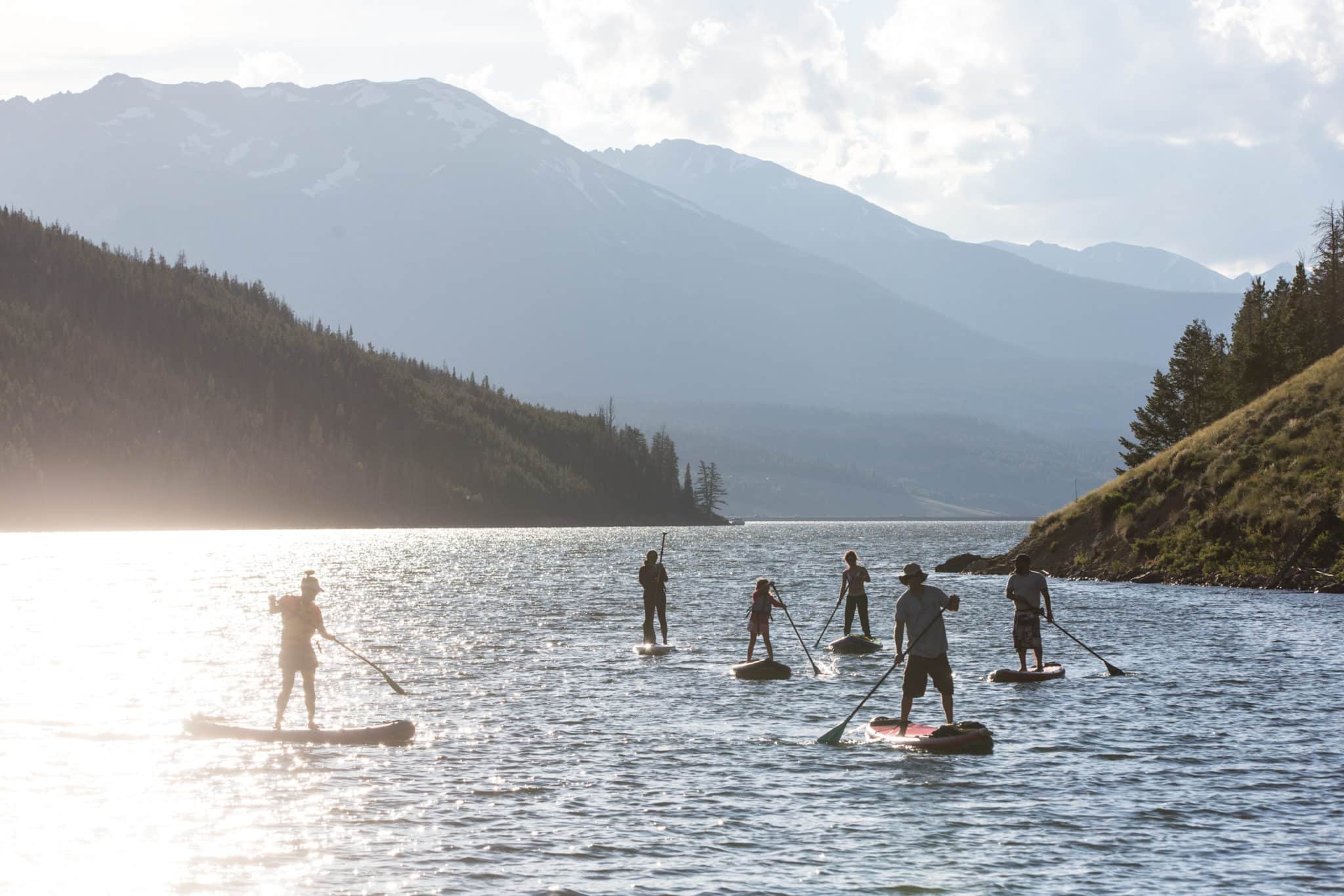sup on lake dillon photo