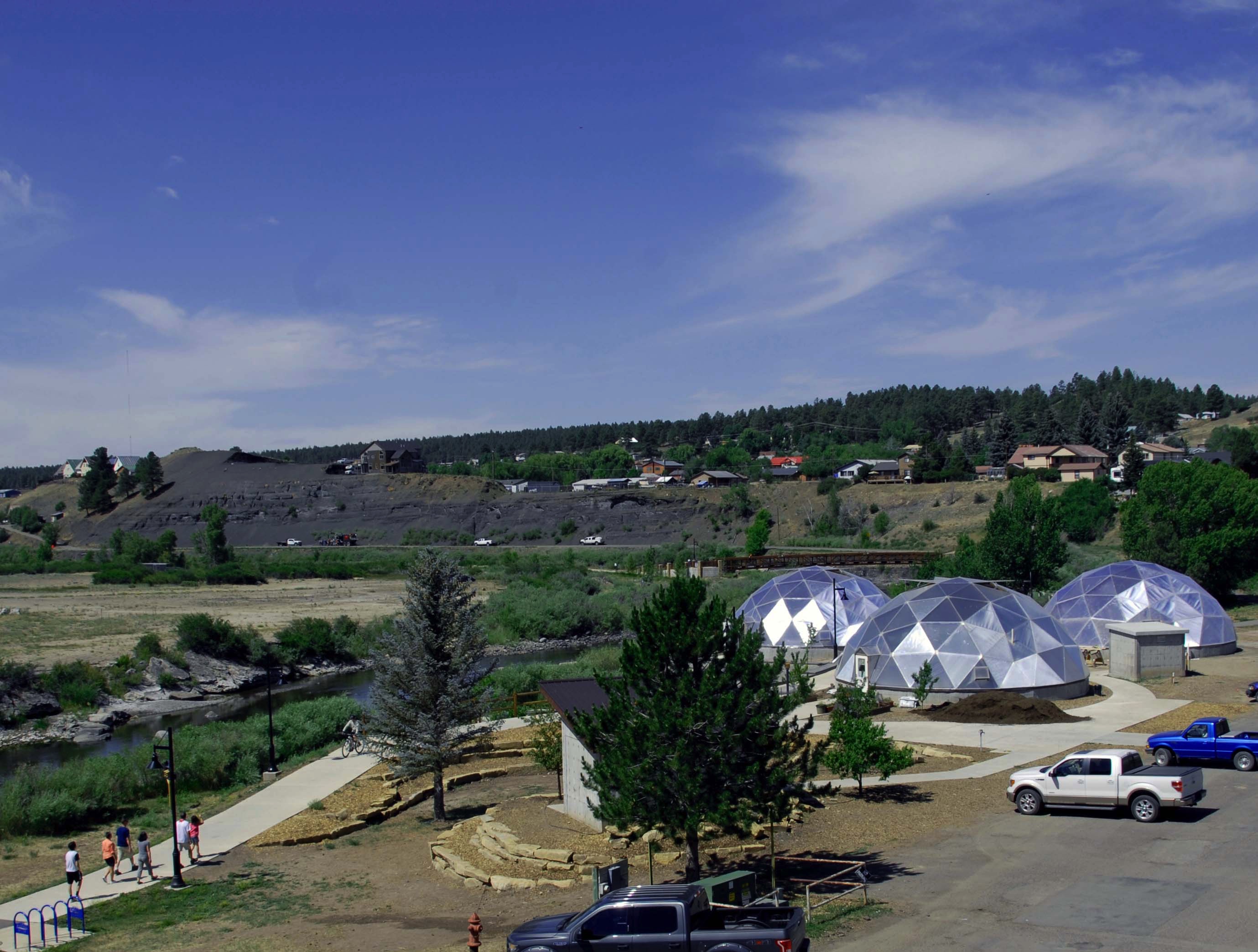 geothermal greenhouse partnership is "growing food and community with local energy." photo