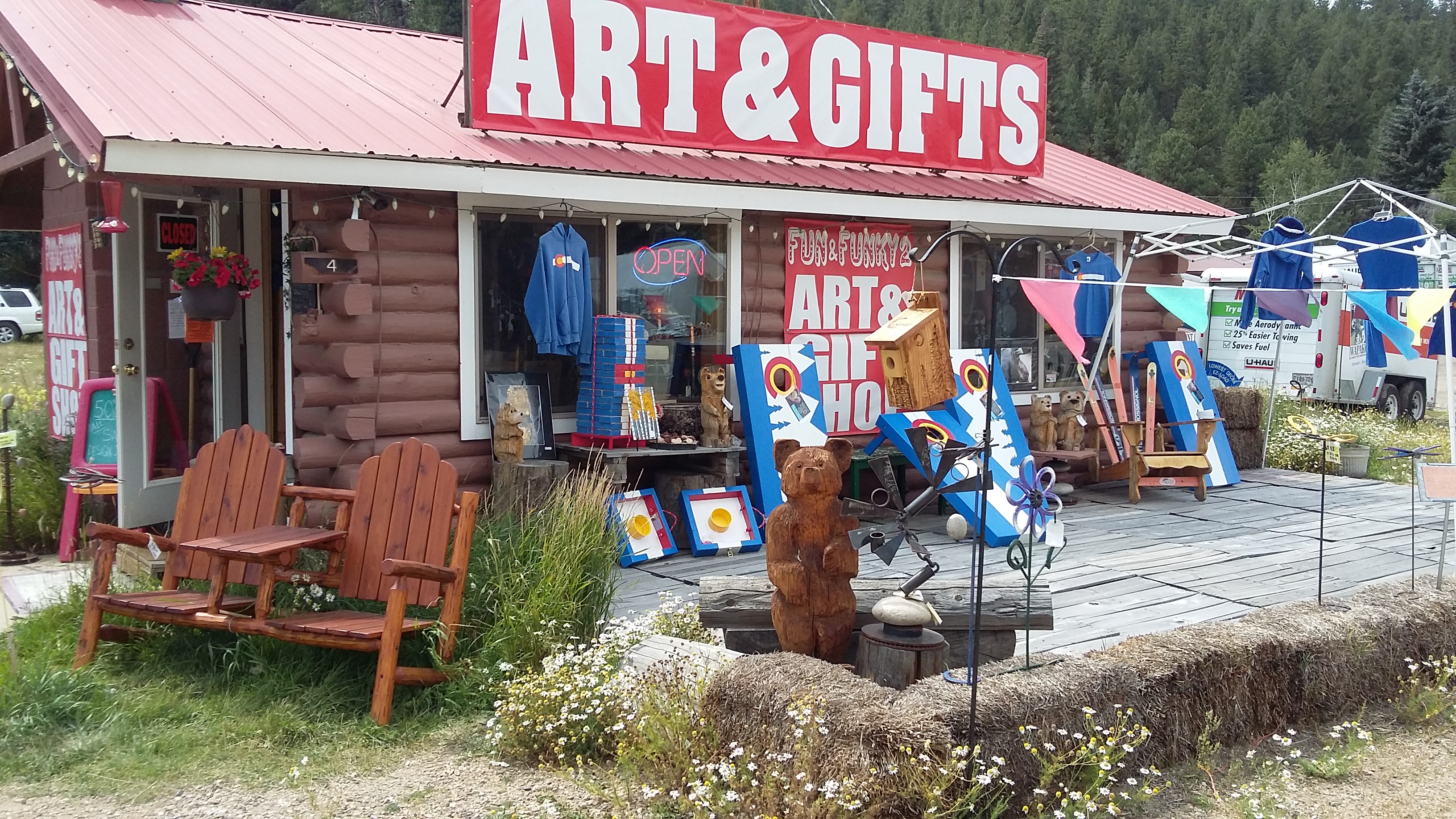 fun and funky art gallery photo