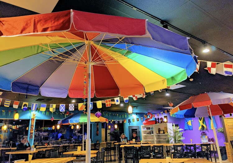 bootstrap's tropical beach-themed taproom photo