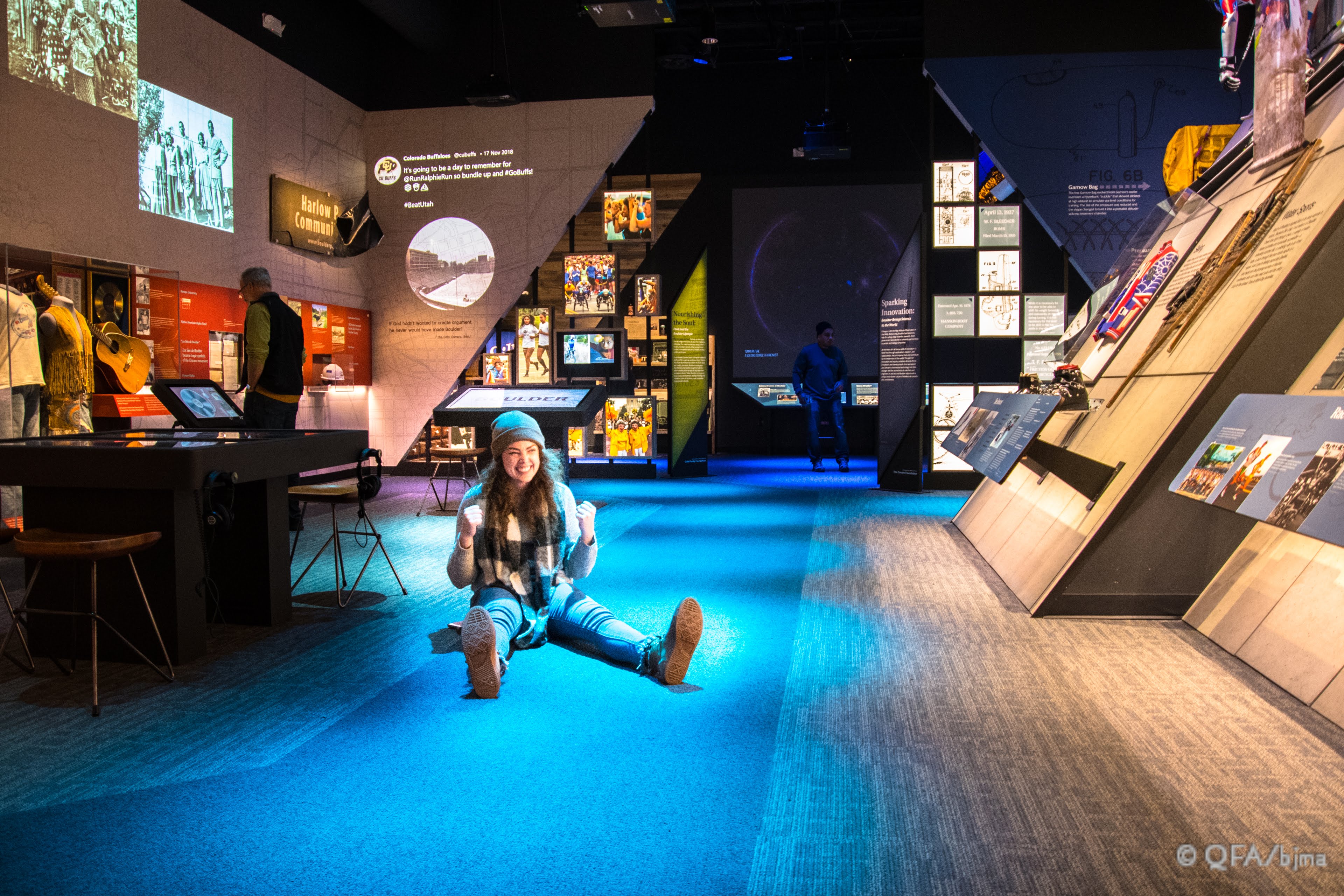 visit the boulder experience gallery to learn about boulder's past. photo