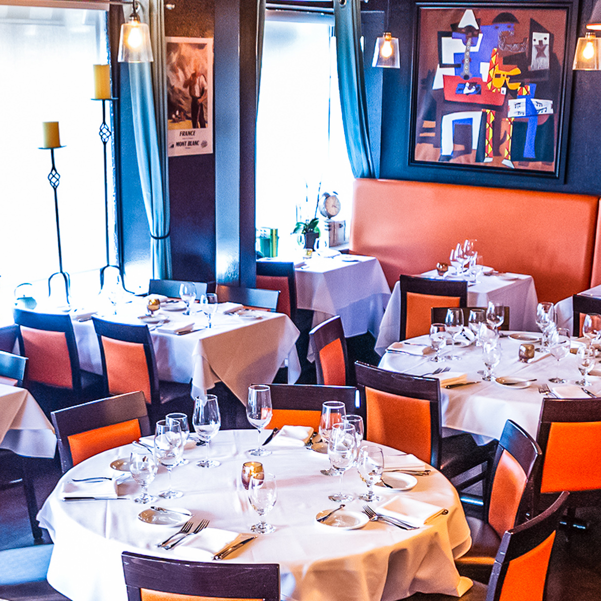 interior of cafe marmotte photo