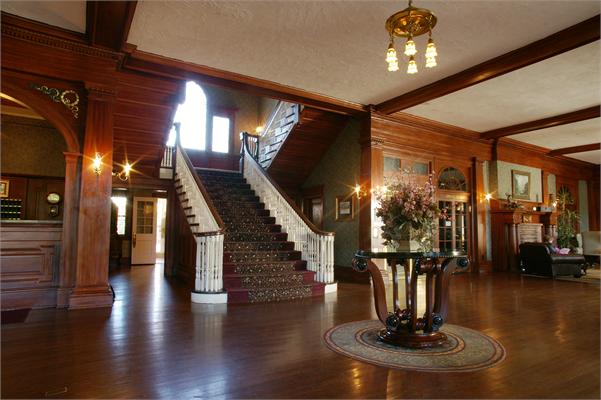 the historic stanley hotel grand staircase photo