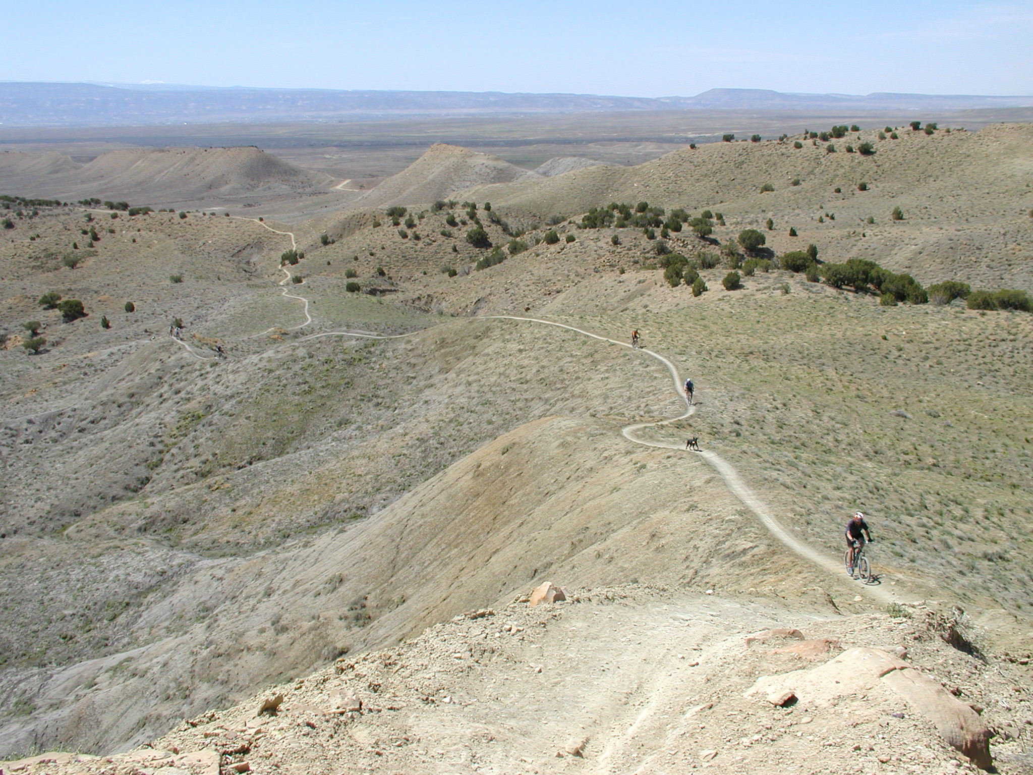 18 road is well-known for its mountain biking trails. photo