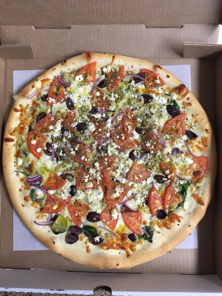 greek pizza photo