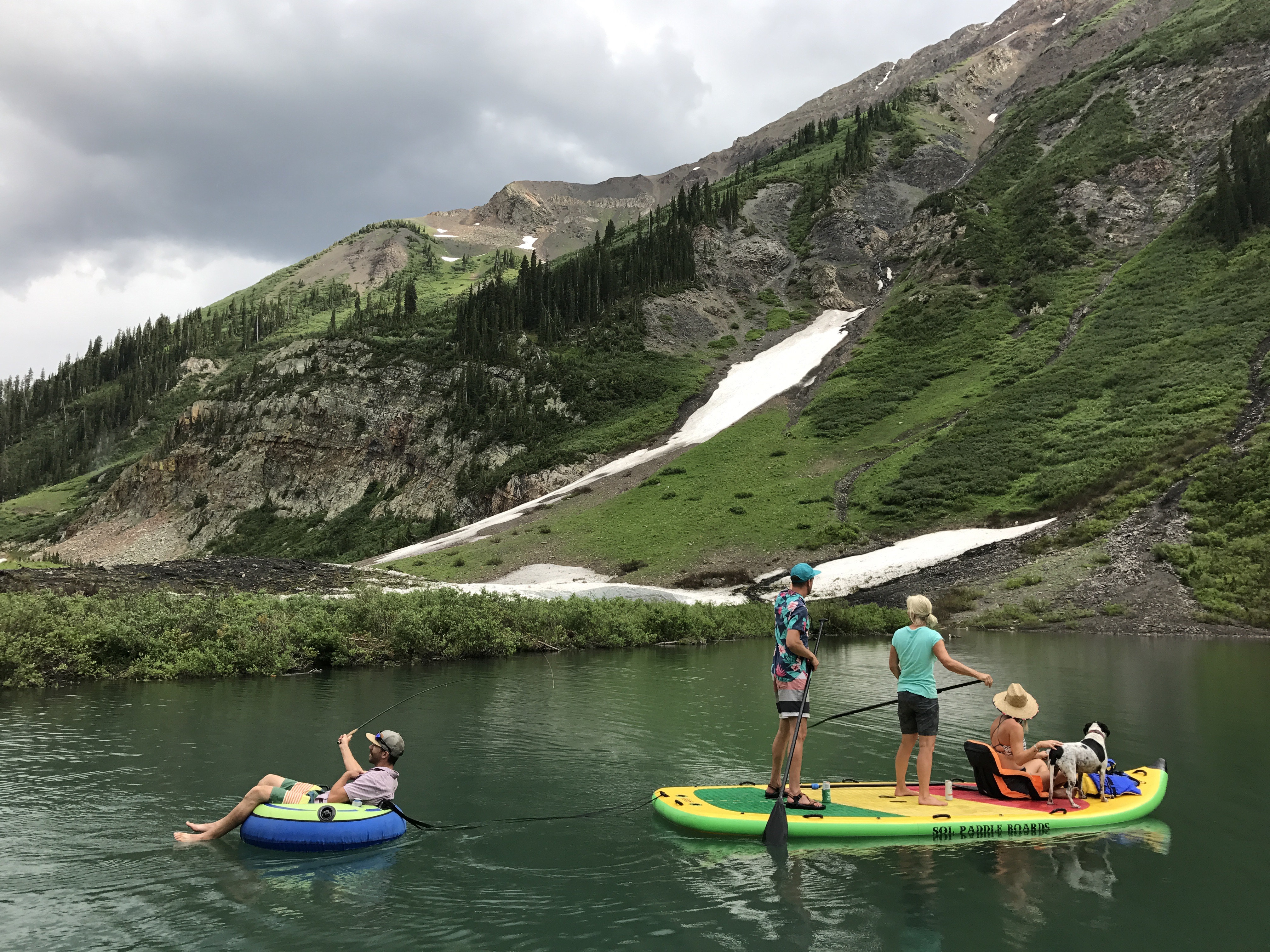 a day on the lake with the whole fam photo