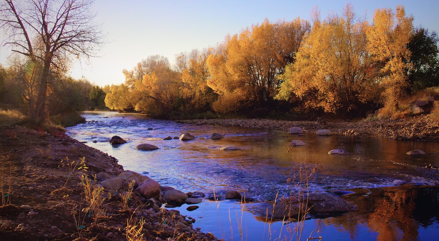 the cache la poudre river national heritage area is a 45-mile stretch of the river from fort collins to greeley. photo