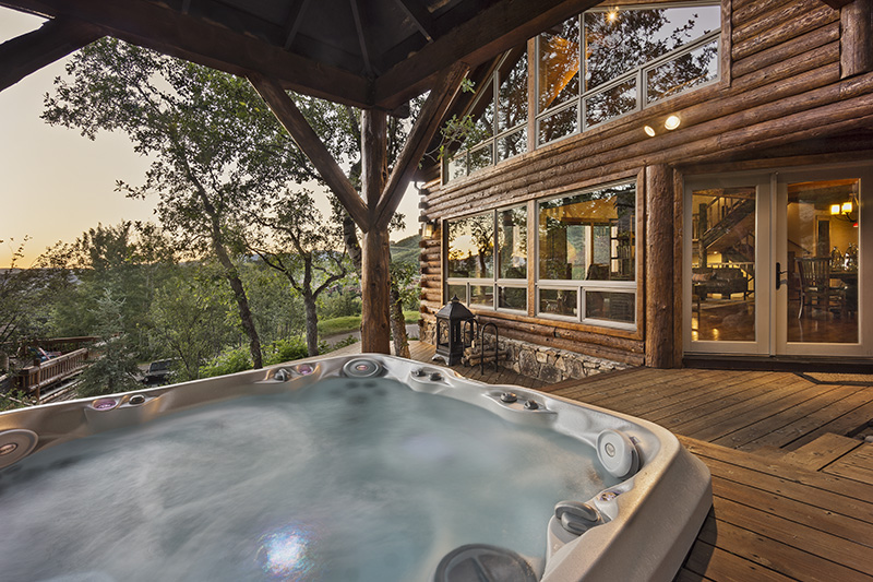 hot tubs & views photo