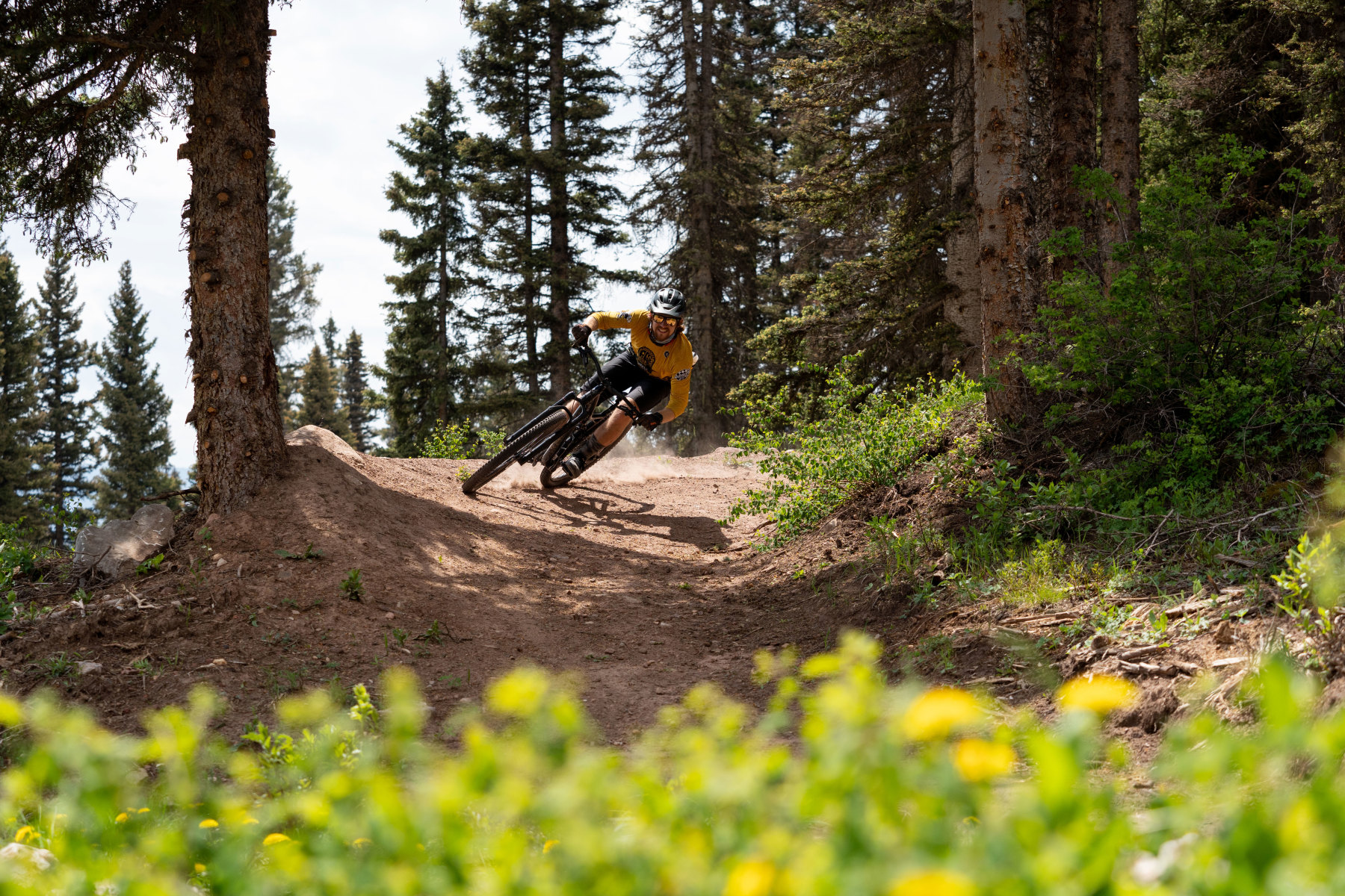 mountain biker enjoys the new shangri la trail photo 13