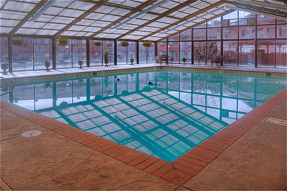 enjoy our indoor heated swimming pool. photo