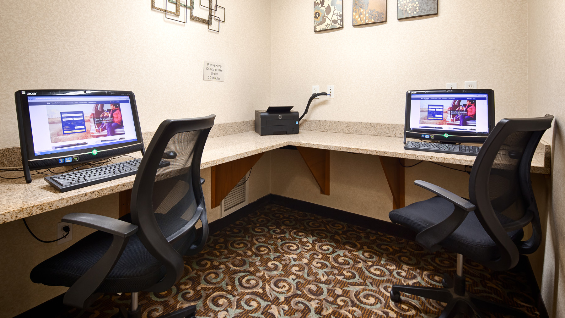 24 hour secure business center photo 8