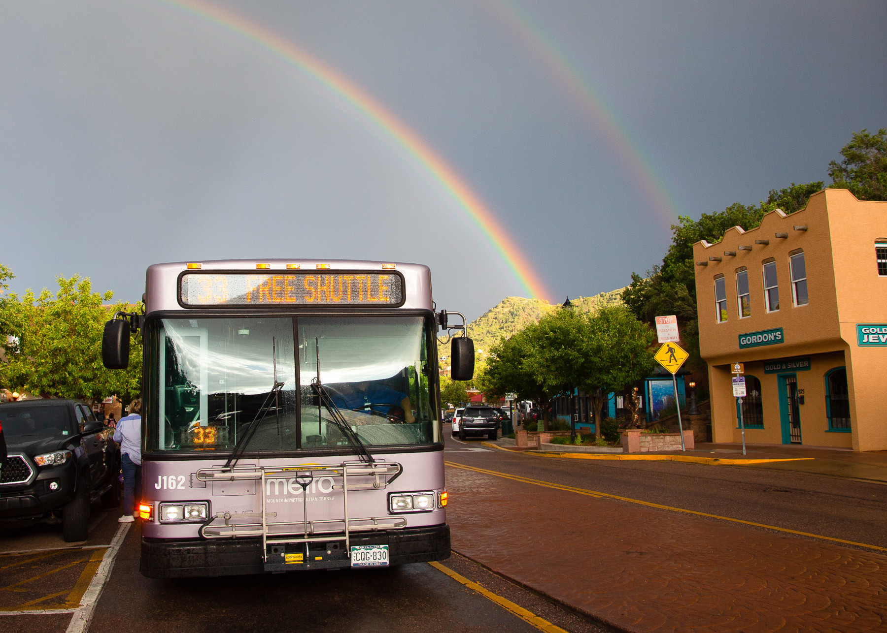ride the free shuttle to downtown manitou springs or the manitou incline photo