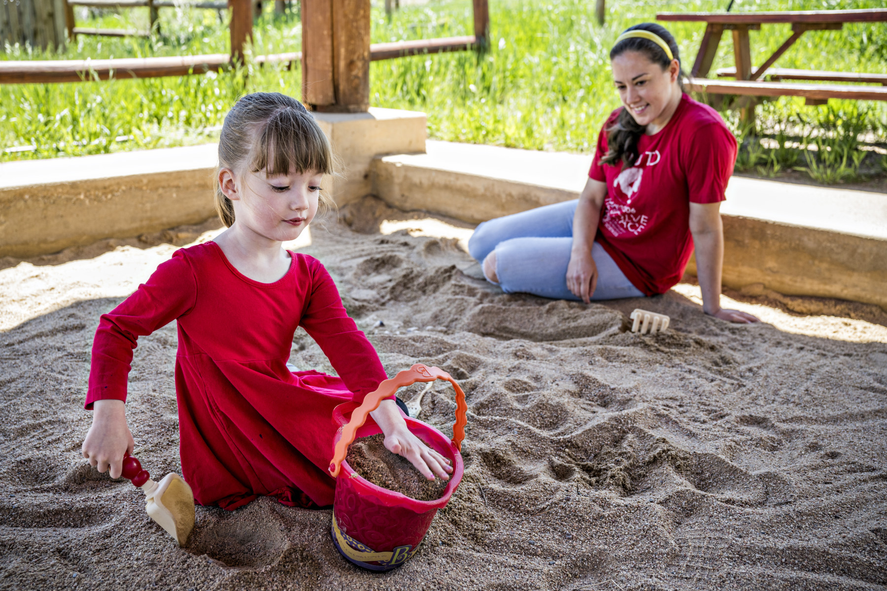 kids dig for jurassic dinosaurs in the "sandbox of science." photo 6