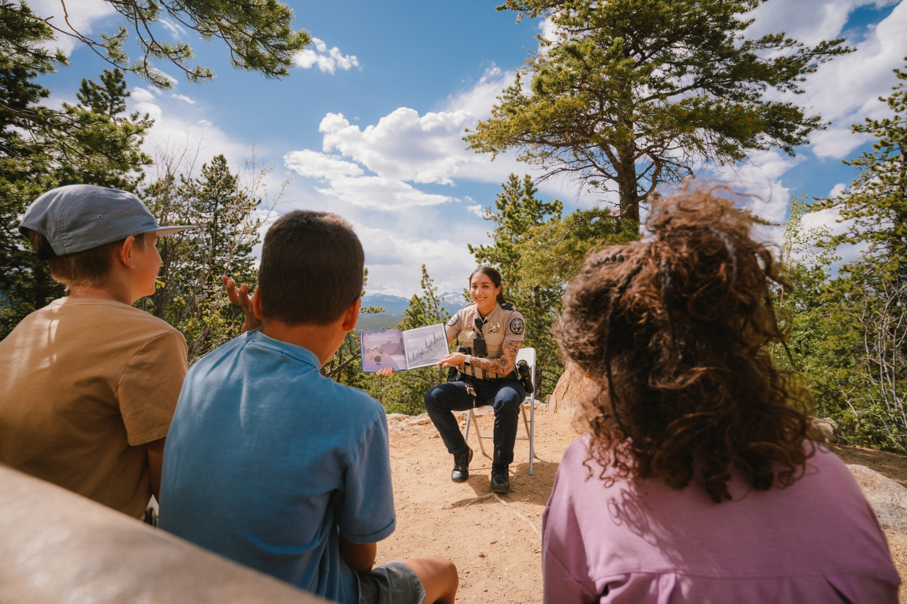 storytime with a park ranger >>> at golden gate canyon state park photo