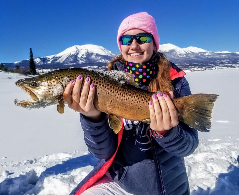 alpine fishing adventures: ice fishing photo