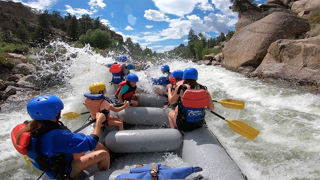 zoom flume rapid in browns canyon national monument. photo 6