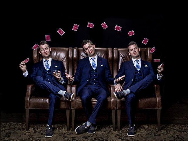 magician ty gallenbeck on couch photo